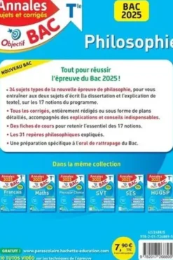 Philosophie Tle. Sujets & corrigés, Edition 2025, Yohann Durand