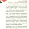 Plaidoyer pour la langue arabe, Nada Yafi