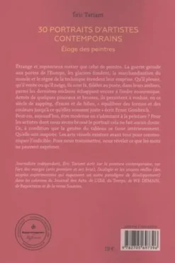 30 portraits d'artistes contemporains. Eloge des peintres, Eric Tariant