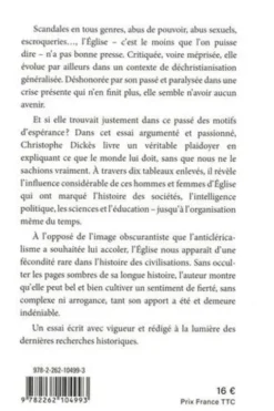 Pour l'Eglise. Ce que le monde lui doit, Christophe Dickès