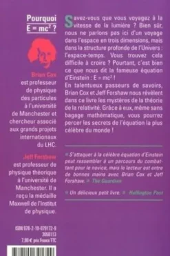 Pourquoi E = mc² ? Et comment ça marche, Brian Cox