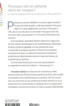 Pourquoi est-on penché dans les virages ? Le sport expliqué par les sciences en 40 questions, Amandine Aftalion