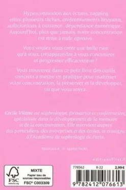 Pour (ré)apprendre à se concentrer, Cécile Vilatte