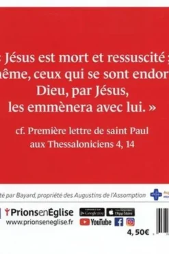 Prions en Eglise petit format N° 467, novembre 2025, Karem Bustica