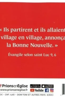 Prions en Eglise petit format N° 451, juillet 2024, Karem Bustica