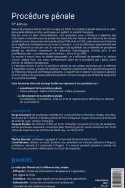 Procédure pénale. 17e édition, Serge Guinchard