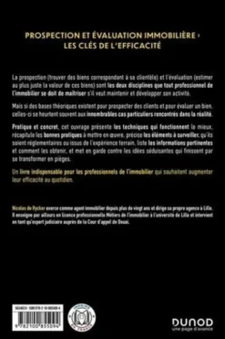 Prospection et évaluation immobilière, Les clés de la réussite. Les meilleures pratiques pour gagner acheteurs et vendeurs, Nicolas De Rycker
