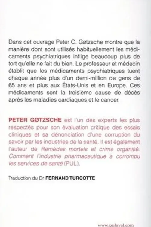 Psychologie mortelle et déni organisé, Peter C. Gotzsche