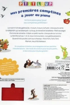 P'tit Loup : Mes premières comptines à jouer au piano, Orianne Lallemand