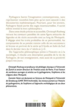 Pythagore. Sa vie, son enseignement, sa postérité, Christoph Riedweg