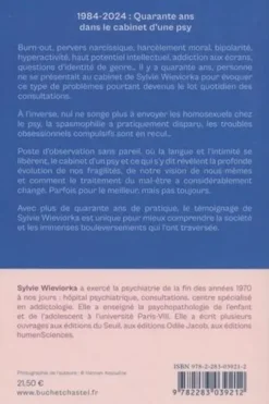 Que s'est-il passé dans la tête des Français ? 40 ans dans le cabinet d'une psy, Sylvie Wieviorka