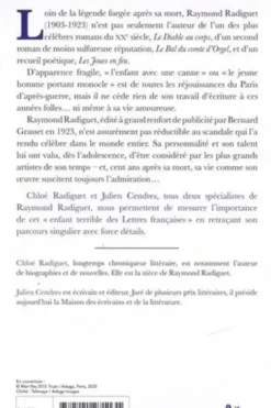 Raymond Radiguet. Un jeune homme sérieux dans les années folles