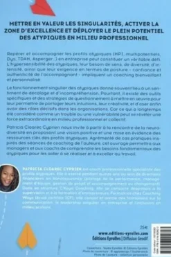 Repérer et coacher les profils atypiques. HPI, TDAH, Dys, Asperger, hypersensibles en entreprise : les clés pour révéler leur potentiel, Patricia Cloarec Cyprien