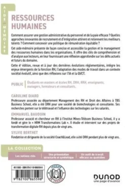 Ressources humaines. 4e édition, Caroline Diard