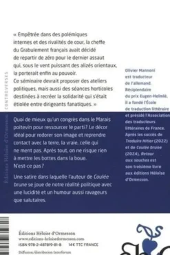 Retour aux souches. Anatomie d'une bouffonnerie politique, Olivier Mannoni