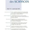 Revue d'histoire des sciences N° 1/2021, Armand Colin