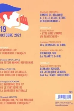 Revue du crieur N° 19, Joseph Confavreux