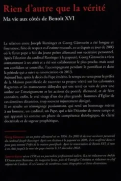 Rien d'autre que la vérité. Ma vie aux côtés de Benoît XVI, Georg Gänswein