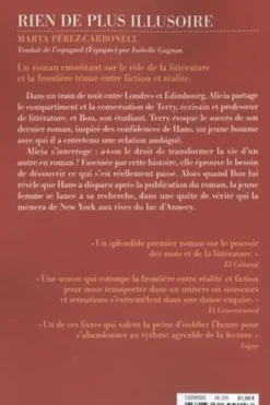Rien de plus illusoire, Marta Pérez-Carbonell