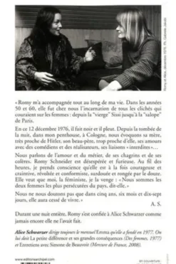 Romy Schneider intime, Alice Schwarzer