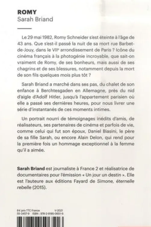 Romy. Une longue nuit de silence, Sarah Briand