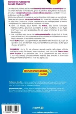 Réussir l'examen d'entrée en médecine. Physique, chimie, mathématiques, biologie, 4e édition, Mohamed Ayadim