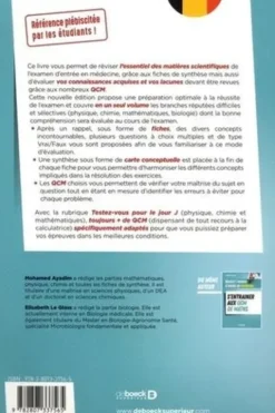 Réussir l'examen d'entrée en médecine. Physique, chimie, mathématiques, biologie, 5e édition, Mohamed Ayadim