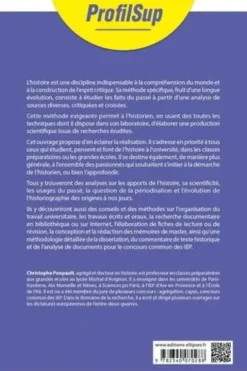 Réussir ses études supérieures en histoire, Christophe Poupault