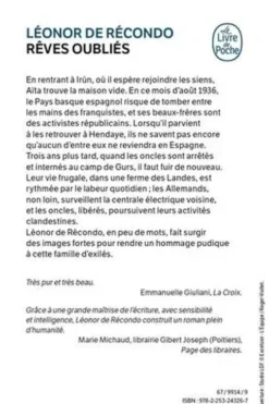 Rêves oubliés, Léonor de Récondo