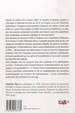 Sang d'encre. Enquête sur la fin de l'adoption internationale, Sébastien Roux