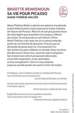 Sa vie pour Picasso. Marie-Thérèse Walter, Brigitte Benkemoun