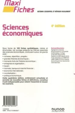 Sciences économiques. 4e édition, Bertrand Blancheton