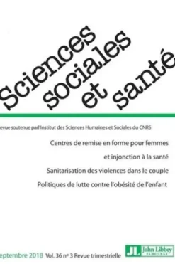 Sciences Sociales et Santé Volume 36 N° 3, janvier 2018, Charlotte Brives