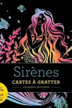Sirènes. Cartes à gratter et à détacher. Avec 1 stylet, Marabout