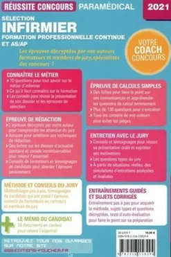 Sélection infirmier. Formation professionnelle continue et AS/AP, Edition 2021, Denise Laurent