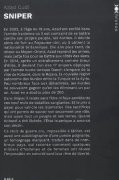 Sniper. Ma guerre contre Daech, Azad Cudi