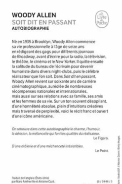 Soit dit en passant, Woody Allen