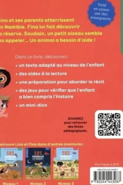 SOS animaux en danger ! : Bienvenue en Afrique. Niveau 1 début CP, Ingrid Chabbert
