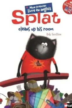 Splat cleans up his room, Rob Scotton