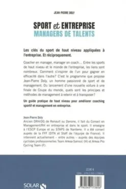 Sport et entreprise. Managers de talents, Jean-Pierre Doly