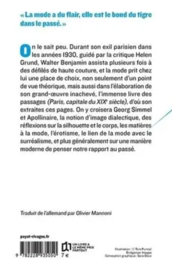 Sur la mode, Walter Benjamin