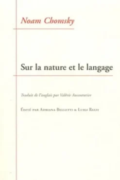 Sur la nature et le langage, Noam Chomsky