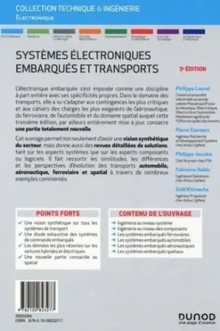 Systèmes électroniques embarqués et transports. Automobile, ferroviaire, aéronautique et espace, 3e édition, Philippe Louvel