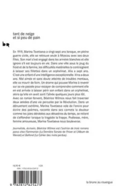 Tant de neige et si peu de pain, Béatrice Wilmos