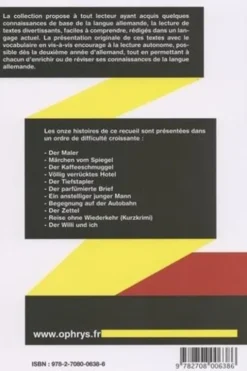 Textes avec vocabulaire allemand, Maria Briand