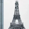 The Eiffel Tower. The three-hundred-metre tower, édition anglais-allemand-français-italien