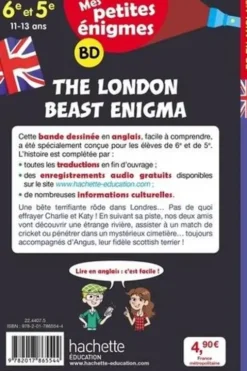 The London Beast Enigma 6e et 5e. Edition 2023. Edition en anglais, Joanna Le May
