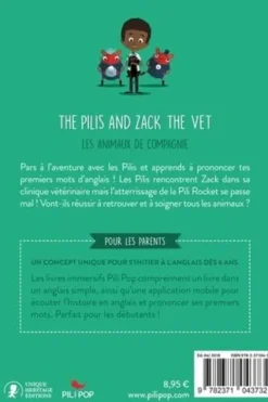 The Pilis : The Pilis and Zack the Vet. Les animaux de compagnie, Edition en anglais, Hélène Camu
