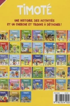 Timoté : Timoté chez Papi et Mamie. Avec 1 jeu à détacher, Emmanuelle Massonaud