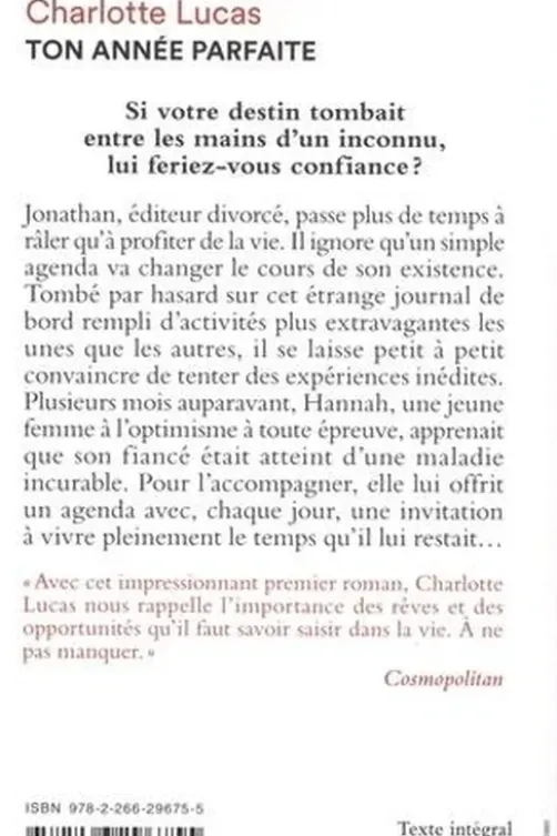 Ton année parfaite, Charlotte Lucas